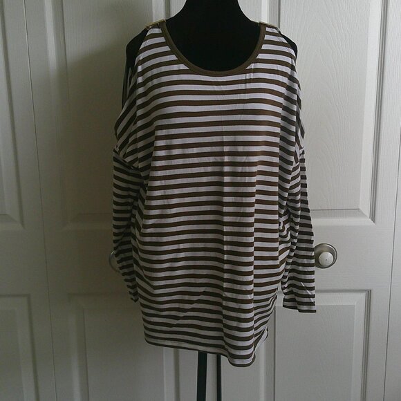 Michael Kors Cold Shoulder Top - Picture 1 of 4